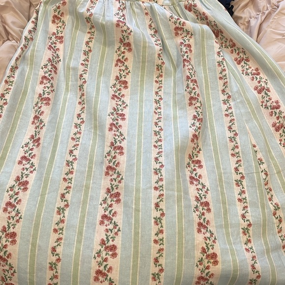 WeWoreWhat linen dress in gorgeous Victorian floral print. Wore once. - Picture 10 of 14